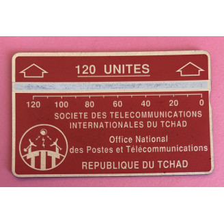 TCHAD télécarte 120 Units...