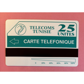 TUNISIE télécarte 25 Unités...