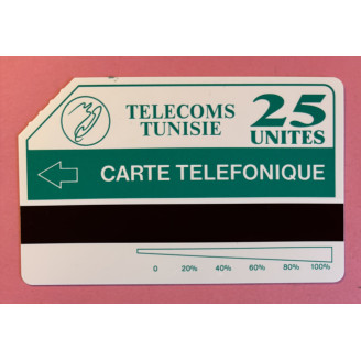 TUNISIE télécarte 25 Unités...