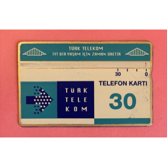 TURQUIE télécarte 30 Units...