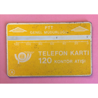 TURQUIE télécarte 120 Units...