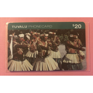 TUVALU télécarte 20$ tenue...