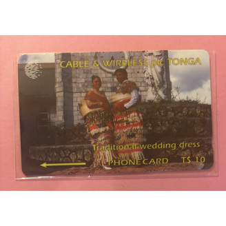 TONGA télécarte 10$ tenue...