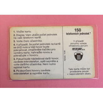 TCHÉCOSLOVAQUIE télécarte...