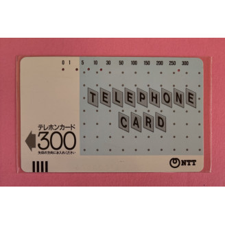 JAPON télécarte 300 units NTT