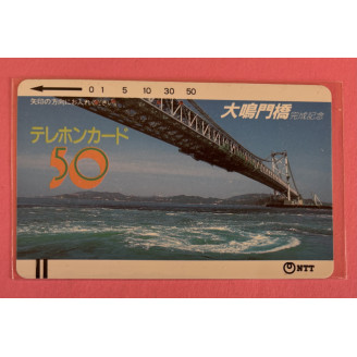 JAPON télécarte 50 units pont