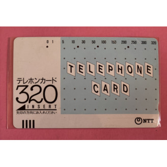 JAPON télécarte 320  units NTT