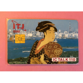 JAPON télécarte IC TALK 110...