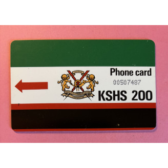 KENYA télécarte 200 Kshs...