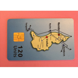 LIECHTENSTEIN télécarte 120...