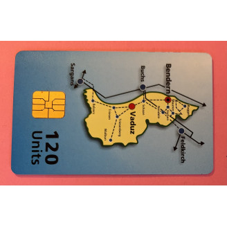 LIECHTENSTEIN télécarte 120...
