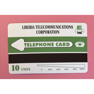 LIBERIA télécarte 10 Units...