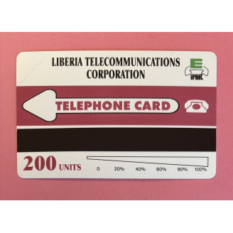 LIBERIA télécarte 200 Units...