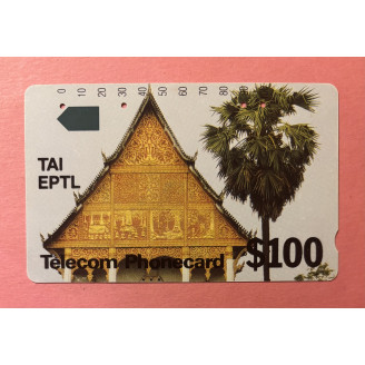 LAOS télécarte 100$ TAI...