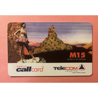 LESOTHO télécarte M15...