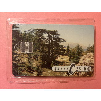 LIBAN télécarte NSB 25 000...