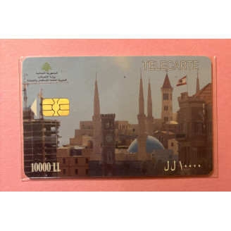 LIBAN télécarte 10 000 LL...