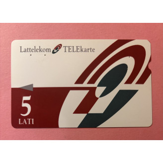 LETTONIE télécarte 5 LATI...