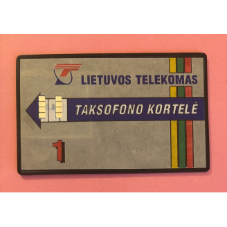 LITUANIE  télécarte D1 LT...