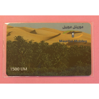 MAURITANIE télécarte 1500...