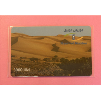 MAURITANIE télécarte 3000...