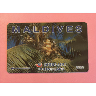 MALDIVES télécarte Rf.500...