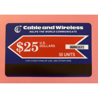 MALDIVES télécarte 50 Units...