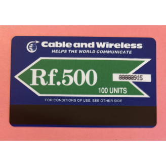 MALDIVES télécarte  Rf.500...