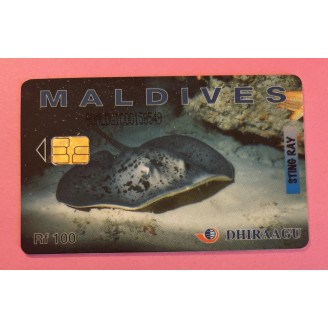 MALDIVES télécarte Rf.100...