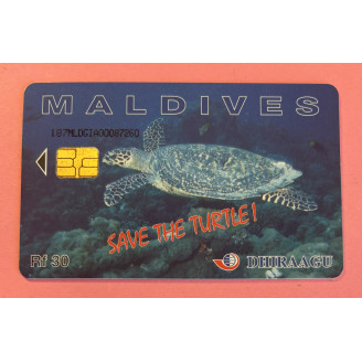 MALDIVES télécarte Rf.30...