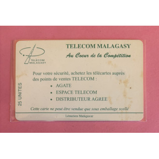 MADAGASCAR télécarte 25...