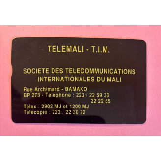 MALI télécarte 30 unités...