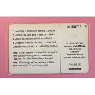 MALI télécarte 10 unités...