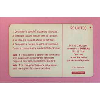 MALI télécarte 120 unités...