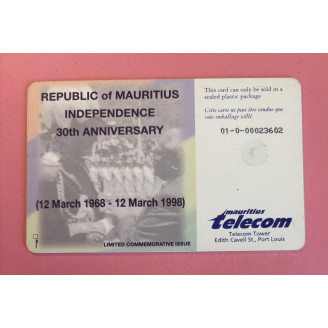 MAURICE télécarte 115 Units...