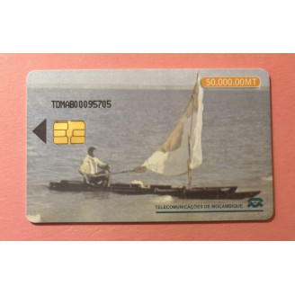 MOZAMBIQUE télécarte 50.000...