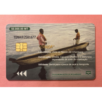 MOZAMBIQUE télécarte 50.000...