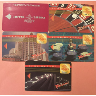 MACAO télécarte série de 5...