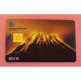 MONTSERRAT télécarte EC$10...
