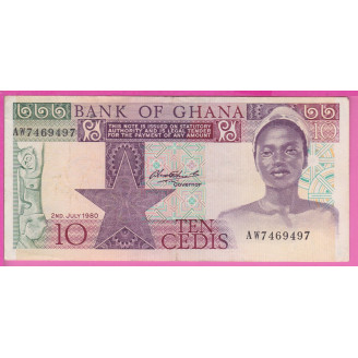 Ghana P.20c ETAT TTB+ 10...