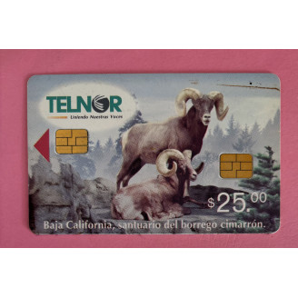 MEXIQUE télécarte $25.00 -...