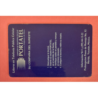 MEXIQUE télécarte N$50.00...