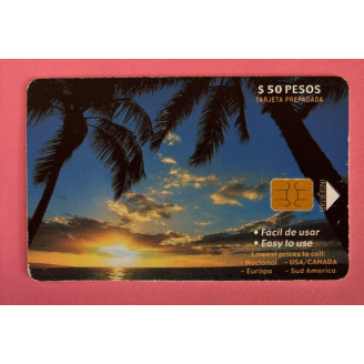 MEXIQUE télécarte $50 Pesos...