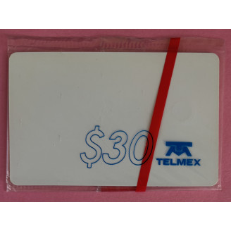 MEXIQUE télécarte NSB $30...