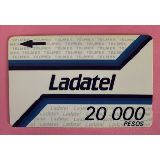 MEXIQUE télécarte 20 000...
