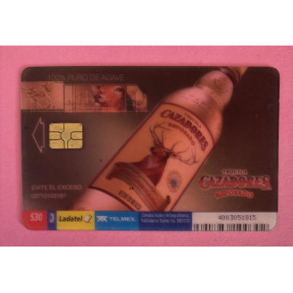 MEXIQUE télécarte 30$ carte...
