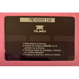 MEXIQUE télécarte 30 000...