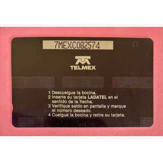 MEXIQUE télécarte 20 000...