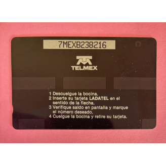 MEXIQUE télécarte 10 000...