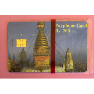 NÉPAL télécarte NSB  Rs 200...